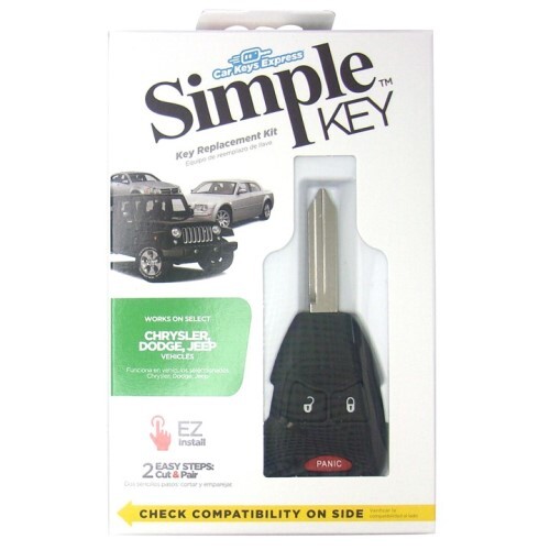 SIMPLE KEY CHRYSLER/DODGE/JEEP OEM REPLACEMENT REMOTE KEY - 3-BUTTON