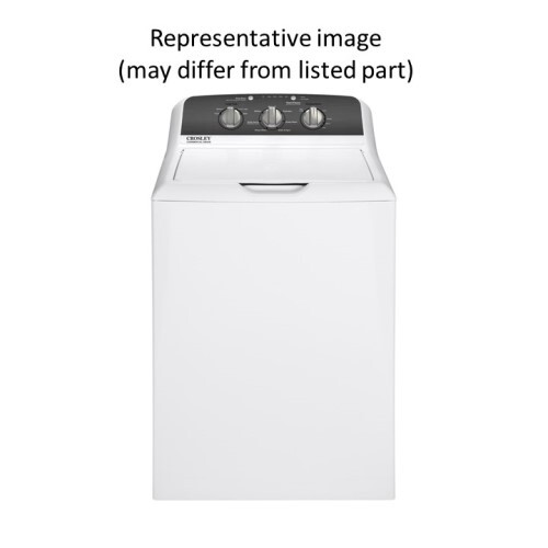 WASHER 4.3 CF CROSLEY COMMERCIAL TOP LOAD WHITE STAINLESS TUB AGITATOR DEEP WATER OPTION 6 TEMPS