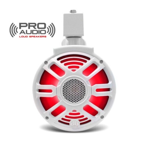 SPEAKER TOWER MARINE 8" RGB W/ COMPRESSION DRIVER WHITE
