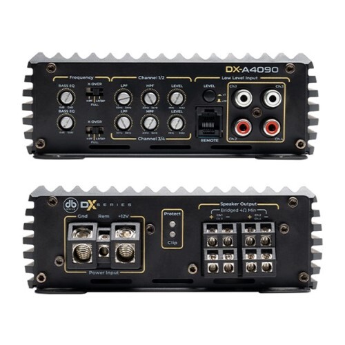 AMPLIFIER 4 X 90W: 4 CHANNEL STEREO AMPLIFIER