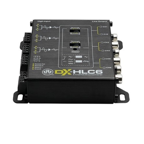 AMPLIFIER 6 CH HIGH LOW-LEVEL CONVERTER WITH SUMMING CAPABILITY