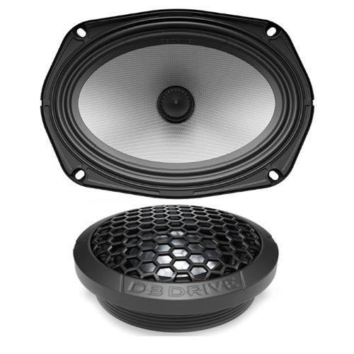SPEAKER 6X9” 4-WAY SPEAKER, DUAL 0.75” ALUMINUM TWEETER / 2” MIDRANGE, PP CONE W/ RUBBER SURROUND,