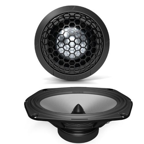 SPEAKER 6.5" SQ COMPONENT SET WITH 1" ALUMINUM DOME TWEETERS