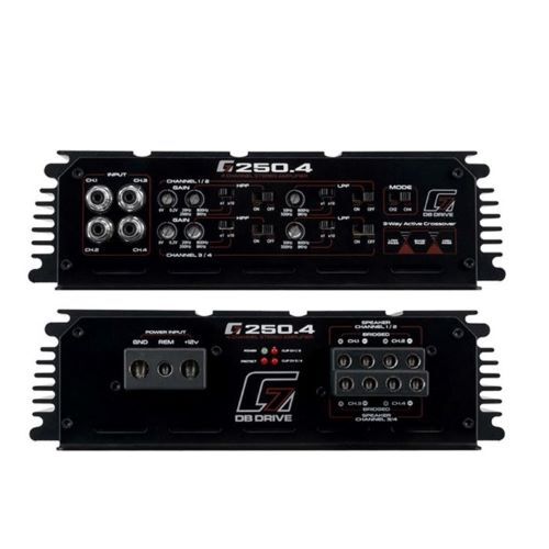 AMPLIFIER G7 SERIES 4 X 250 WATT @ 4 OHM CLASS AB