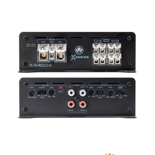 AMPLIFIER 4 X 75W: 4 CHANNEL STEREO AMPLIFIER