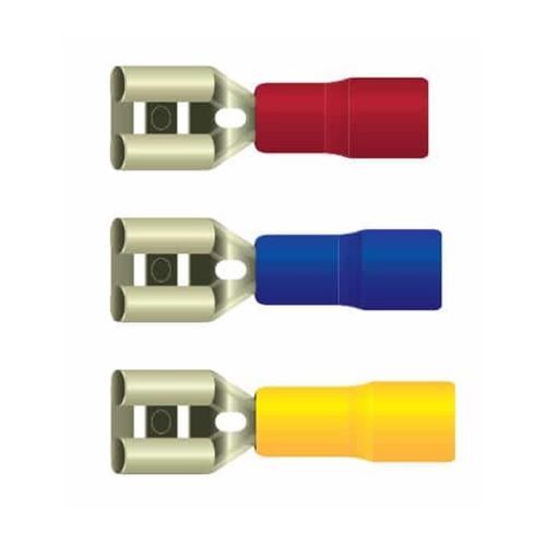 CONNECTOR 16-14 GA BLUE PRE INSULATED FEMALE CONNECTOR PVC  (B12)