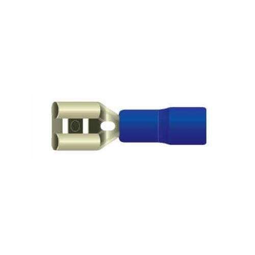 CONNECTOR 16-14 GA BLUE PRE INSULATED FEMALE CONNECTOR PVC  (B12)