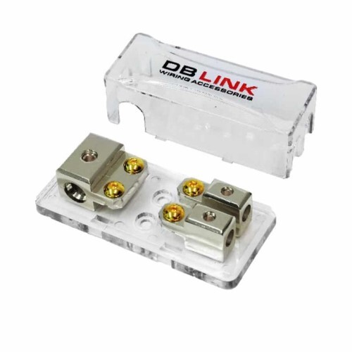 POWER SERIES: FUSE & GROUND BLOCKS MINI ANL FUSE BLOCK 4 GA IN (2) - 8 GA OUT  (C17)