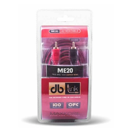 MAXKORE ME SERIES COPPER RCA E SERIES 1 FEMALE TO 2 MALE RCA CABLE  (C16)