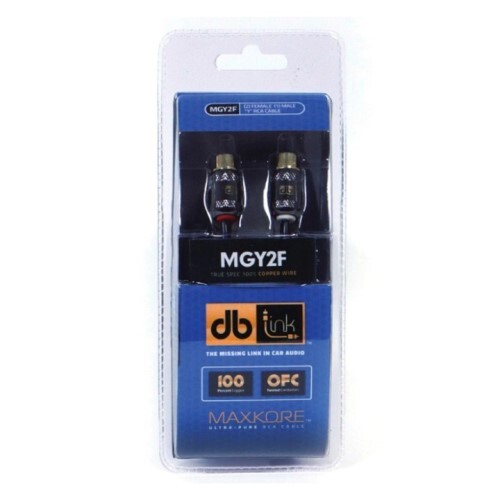 MAXKORE MG SERIES COPPER RCA MAXKORE G SERIES 1 MALE TO 2 FEMALE RCA CABLE  (K16)