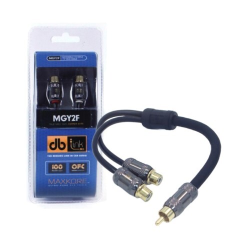 MAXKORE MG SERIES COPPER RCA MAXKORE G SERIES 1 MALE TO 2 FEMALE RCA CABLE  (K16)