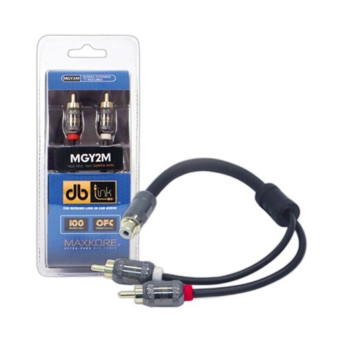 MAXKORE MG SERIES COPPER RCA MAXKORE G SERIES 1 FEMALE TO 2 MALE RCA CABLE  (K16)