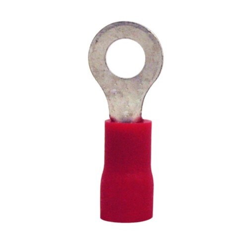 RING TERMINALS 22/18 GA RED PRE INSULATED ROUND SHAPE TERMINAL  (B12)