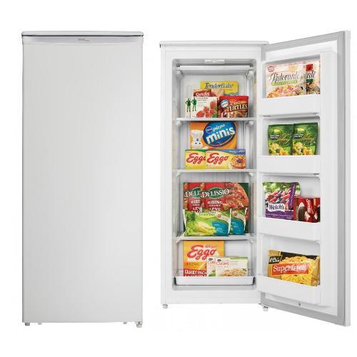 FREEZER 8.5 CF VERTICAL WHITE ESTAR GARAGE READY MANUAL DEFROST REVERSIBLE DOOR