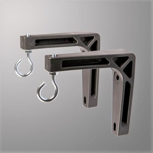 BRACKETS BLACK PAIR FOR TARGA OR PREMIER SCREENS