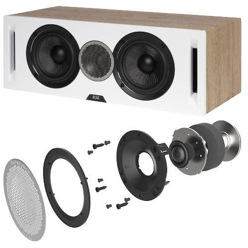 SPEAKER 5 1/4" DEBUT REFERENCE CENTER - WHITE WITH OAK