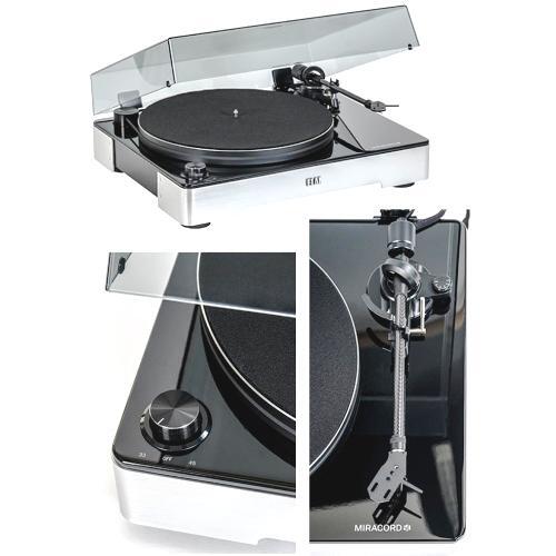 TURNTABLE MIRACORD 60 IN GLOSS BLACK/SILVER BASE