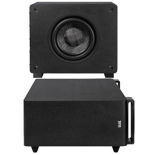SUBWOOFER 10" 500 WATT SLIM WITH WIRELESS AND FLEXIBLE MOUNTING IN BLACK