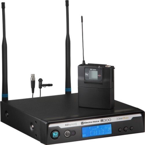 WIRELESS SYSTEM LAPEL MICROPHONE - UNIDIRECTIONAL - IN CASE