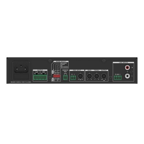 AMPLIFIER 120W 70V/4 AND 8 OHM WITH RACK HARDWARE