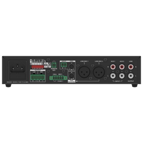 MIXER AMPLIFIER 60W 4 INPUT 70V/4 AND 8 OHM W/DUCKING