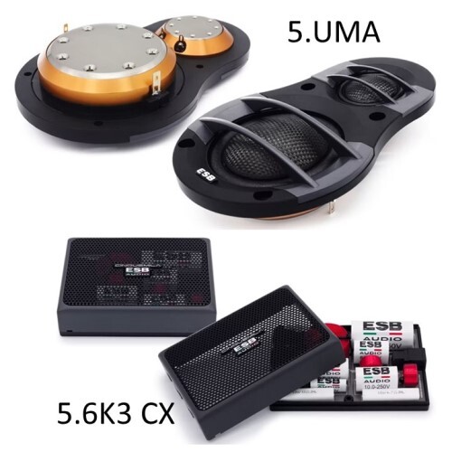 SPEAKER 3-WAY SPEAKER SYSTEM WITH UMA WITH CROSS.