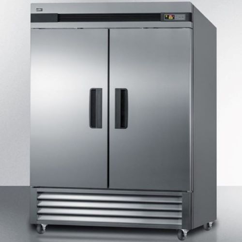 FREEZER REACH IN  49 CU. FT.  STAINLESS  STEEL
