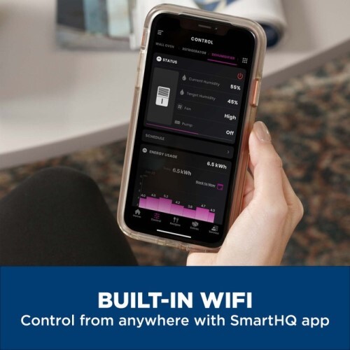 DEHUMIDIFIER 50 PINT SMART DRY FOR WET SPACES WIFI FULL BUCKET ALARM