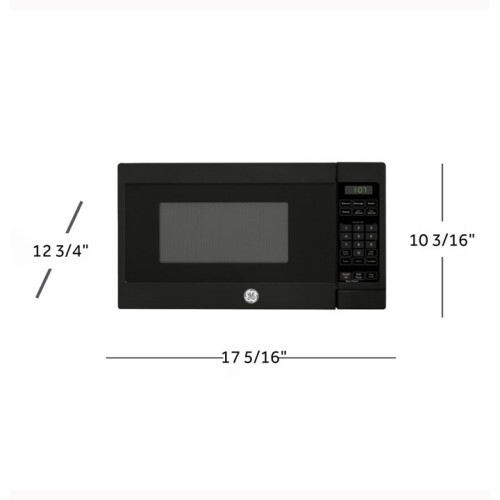MICROWAVE 0.7 CF BLACK 700 WATTS COUNTERTOP AUTO-COOK DEFROST