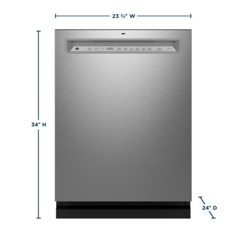 DISHWASHER  FRT CONTROLS  STAINLESS STEEL INTERIOR  FPR COATING STAINLESS STEEL