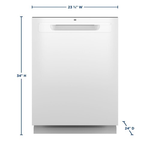 DISHWASHER WHITE DOOR TALL TUB DRY BOOST  STEAM & SANTIIZE