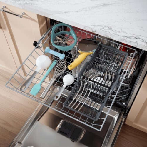 DISHWASHER TOP CONTROL WITH STAINLESS STEEL INTERIOR