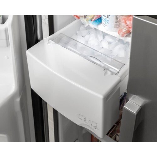REFRIGERATOR  S X S  25 CFT ICE & WATER IN DOOR   SLATE