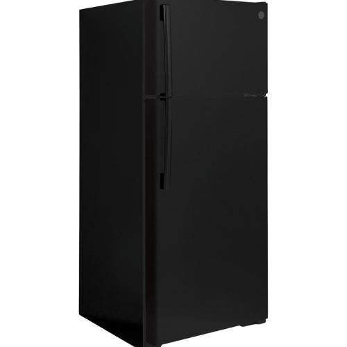 REFRIGERATOR 17.5 CF BLACK TOP MOUNT ESTAR LED LIGHT ADJ WIRE SHELVES