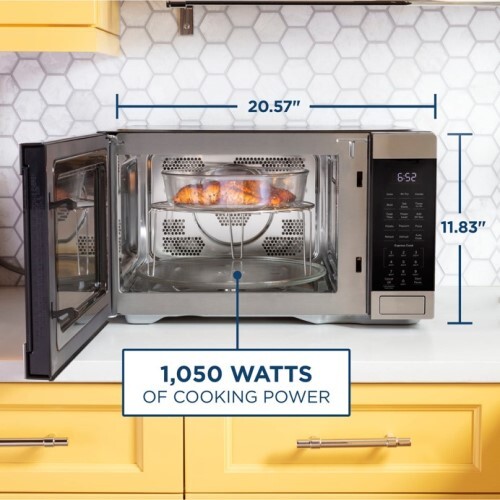 MICROWAVE 1 CF STAINLESS/BLCK COUNTERTOP CONVECTION W AIRFRY