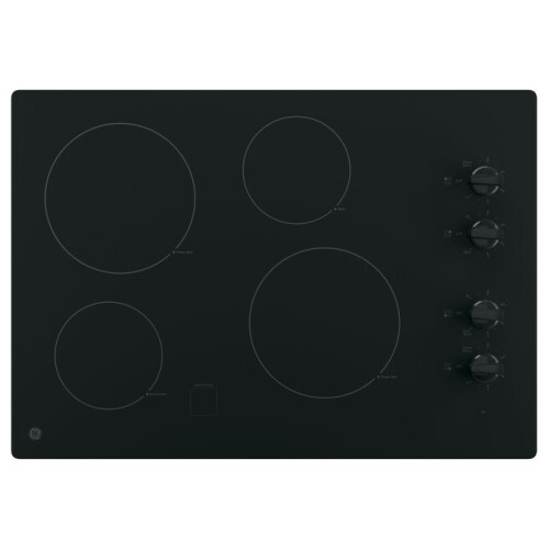 COOKTOP 30" BLACK 4 RADIANT ELEMENT POWER BOIL ELEMENT