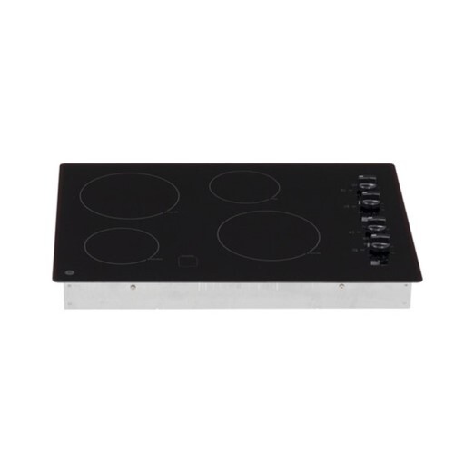 COOKTOP 30" BLACK 4 RADIANT ELEMENT POWER BOIL ELEMENT