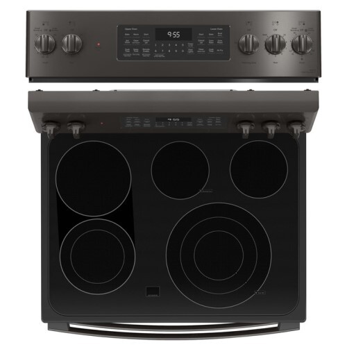 RANGE ELECT DOUBLE OVEN  CONVECTION  WIFI  CONNECT BLACK STAINLESS STEEL