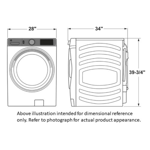 WASHER 5.3 CF CARBON GRAPHITE FRONT LOAD SMART E-STAR ULTRA FRESH VENT SYSTEM