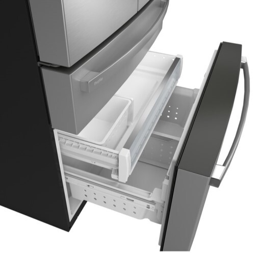 REFRIGERATOR 29 CF STAINLESS STEEL 4 DOOR FRENCH DOOR W/DOOR IN DOOR FINGERPRINT RESISTANT