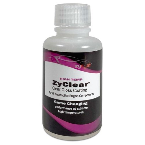HIGH TEMP COATING 4 OZ (118 ML) BOTTLE - COVERS 100 SQUARE FEET OF SURFACE AREA HIGH GLOSS CLEAR