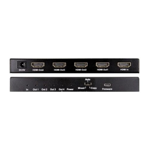 SPLITTER HDMI 1 IN 4 OUT SUPPORTS 2.0, HDCP, 18Gbps, HDR