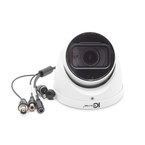 CAMERA HDAVS, 2MP MID SIZE EYEBALL DOME FIXED VARIFOCAL 2.7-12MM LENS, 12VDC (WHITE HOUSING)