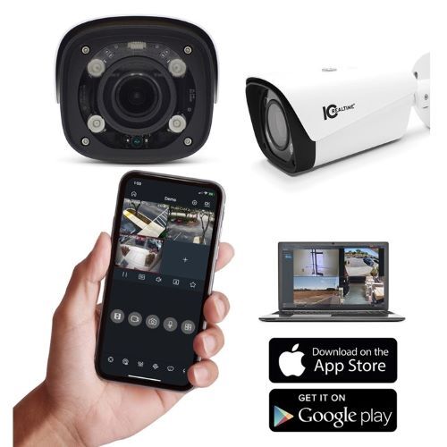 CAMERA BULLET 2MP IP INDOOR/ OUTDOOR MID SIZE BULLET, POE CAPABLE