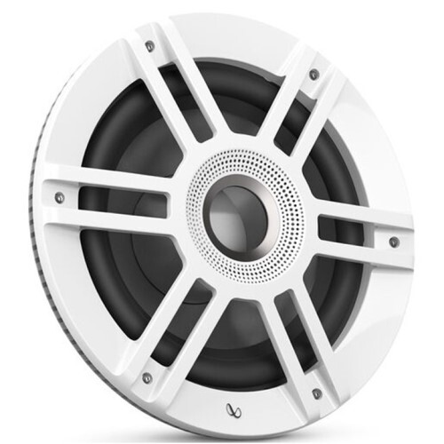 SUBWOOFER MARINE 10"W/ RGB LIGHTING - WHITE SSI IMPEDANCE