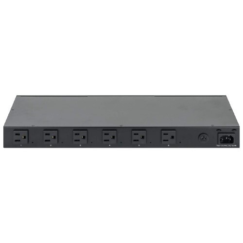 POWER DISTRIBUTION UNIT 6-OUTLET 19" RACKMOUNT MANAGED METERED