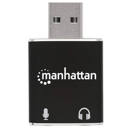 ADAPTER USB-A TO 3.5 MM MIC-IN AND AUDIO-OUT PORTS
