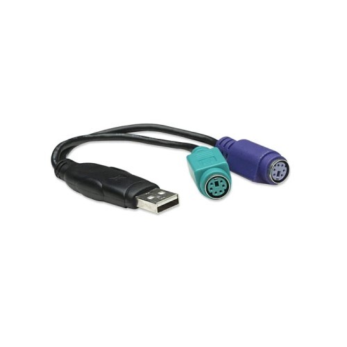 CONVERTER CONNECTS TWO PS/2 DEVICES VIA ONE USB PORT