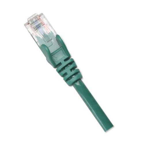 CABLE CAT5E BOOTED GREEN 3FT