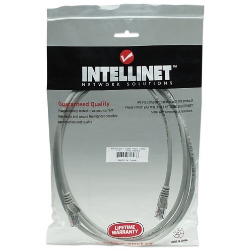 CABLE CAT5E BOOTED GRAY 25FT